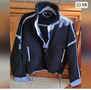 FREE PEOPLE MOUNTAIN HIGH 1/2 ZIP FLEECE PULL OVER. NWOT.